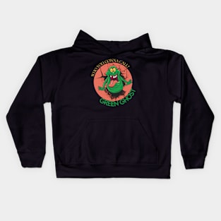 green ghost : who you gonna call Kids Hoodie